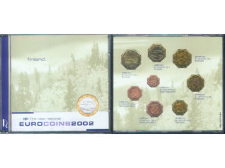 Finland 2002 Euro Coin Set in CD Case