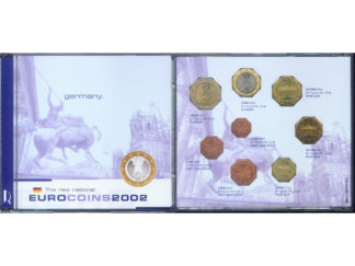 Germany 2002 Euro Coin Set in CD Case
