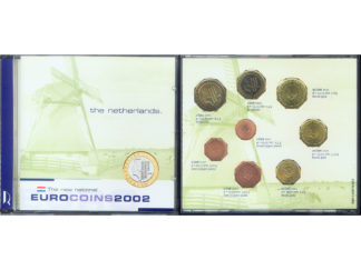 Netherlands 2002 Euro Coin Set in CD Case