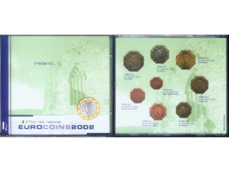 Ireland 2002 Euro Coin Set in CD Case