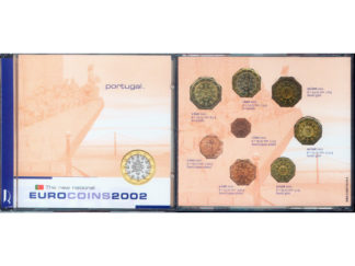 Portugal 2002 Euro Coin Set in CD Case